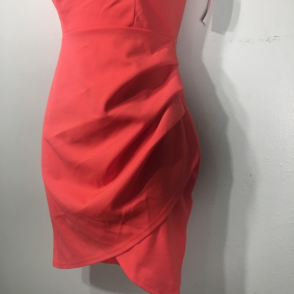 Pink Strapless Cute Body Con Dress Small - Picture 3 of 8